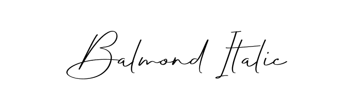 Balmond Italic  لخطوط تنزيل