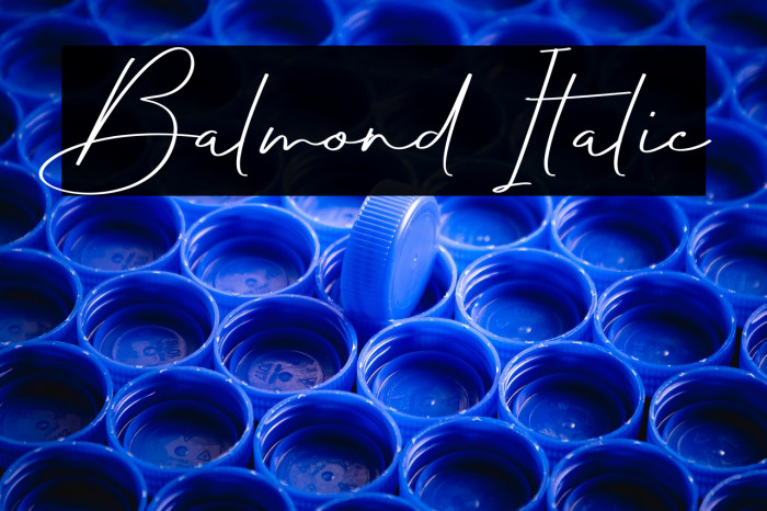 Balmond Italic Example 2