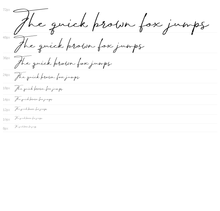 Balmond Italic Waterfall