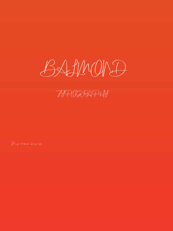 Balmond Poster