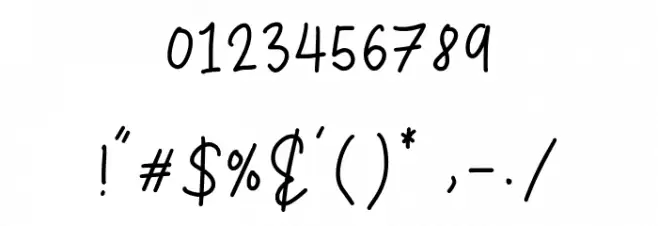 Balmonde Font OTHER CHARS