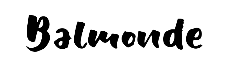 Balmonde  フリーフォントのダウンロード