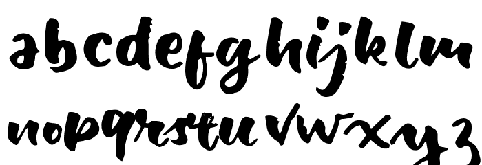 Balmonde Font LOWERCASE