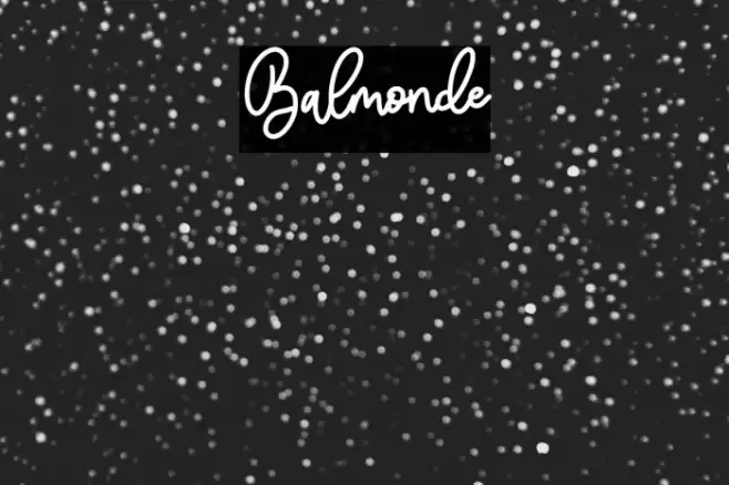Balmonde Font examples