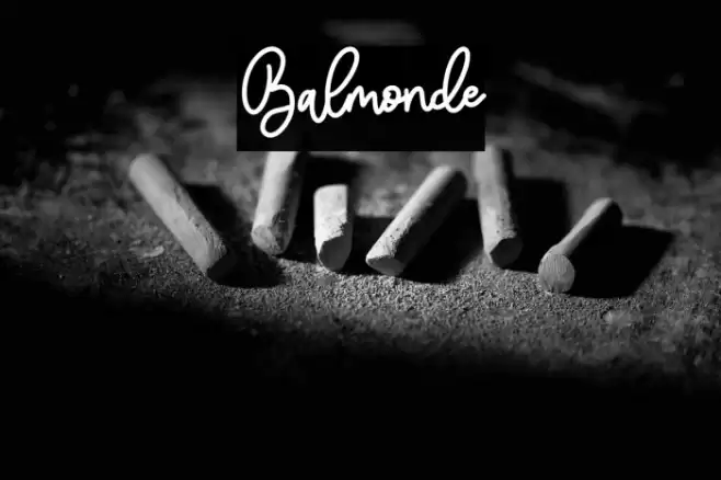 Balmonde Font examples