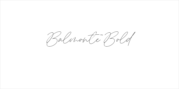 Balmonte Bold Logo