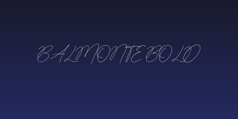 Balmonte Bold Social Header
