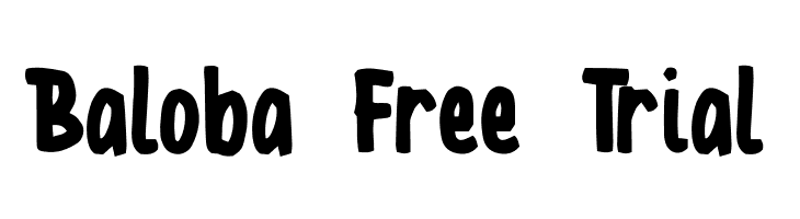 Baloba Free Trial  Frei Schriftart Herunterladen