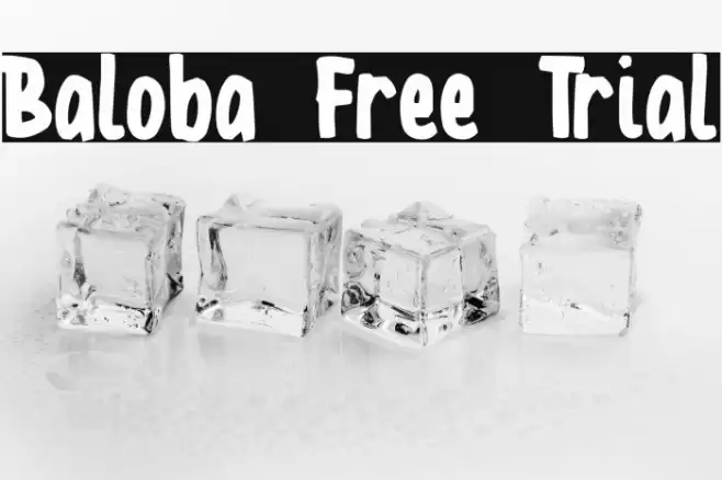 Baloba Free Trial Caratteri examples