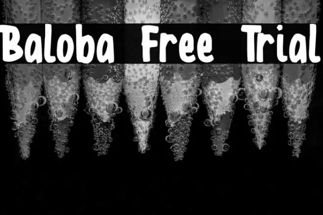 Baloba Free Trial Caratteri examples