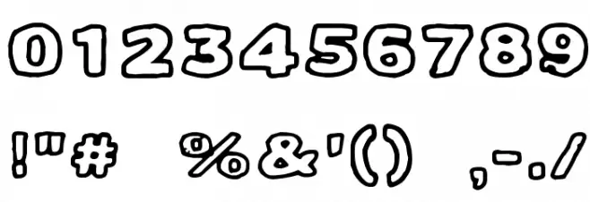 Balochisaurus Font OTHER CHARS