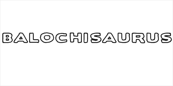 Balochisaurus Logo