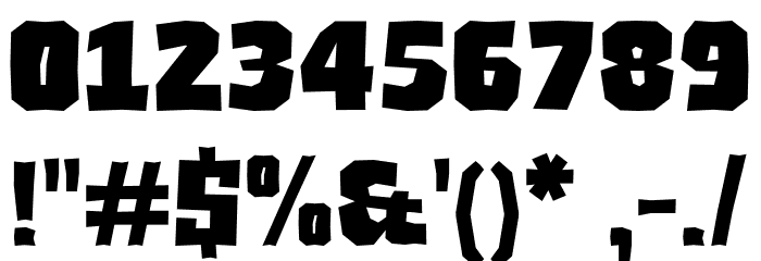 Balode-Regular Font OTHER CHARS