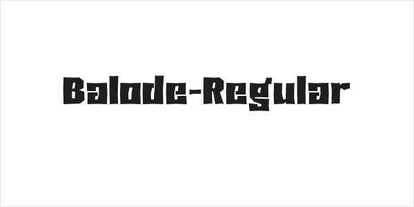 Balode-Regular Logo