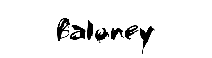 Baloney Font