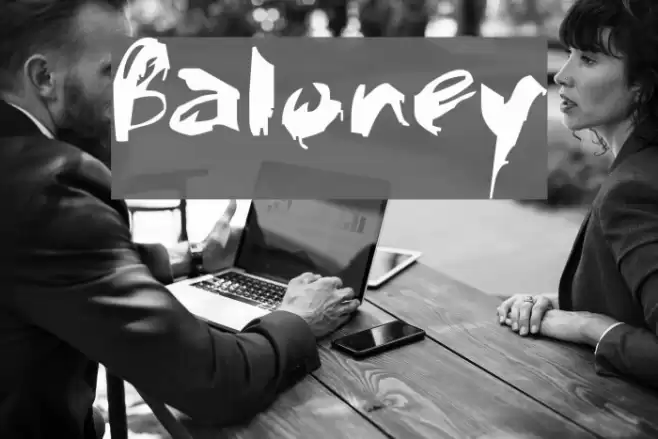 Baloney Caratteri examples