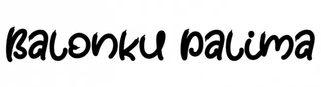 Balonku Dalima  Fuentes Gratis Descargar