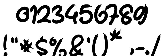 Balonku Dalima Font OTHER CHARS