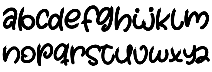 Balonku Dalima Font LOWERCASE