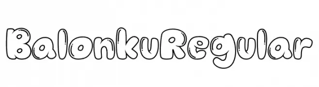 Balonku Regular  Fuentes Gratis Descargar