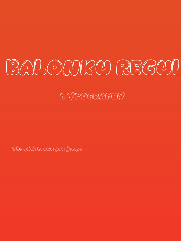 Balonku Regular Poster