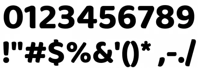 Baloo 2 Bold Font OTHER CHARS