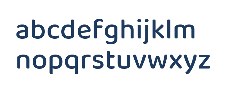 Baloo 2 Medium Lowercase