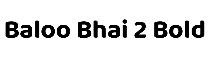 Baloo Bhai 2 Bold  Descarca Fonturi Gratis