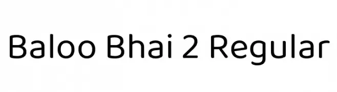 Baloo Bhai 2 Regular  Frei Schriftart Herunterladen