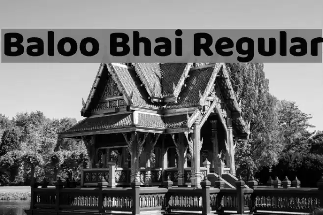 Baloo Bhai Regular Font examples