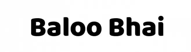 Baloo Bhai  baixar fontes gratis