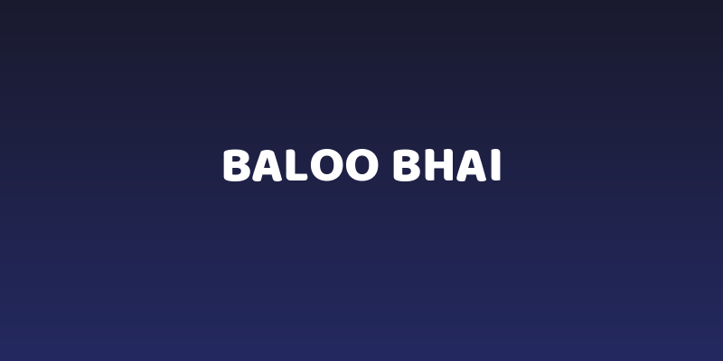 Baloo Bhai Social Header
