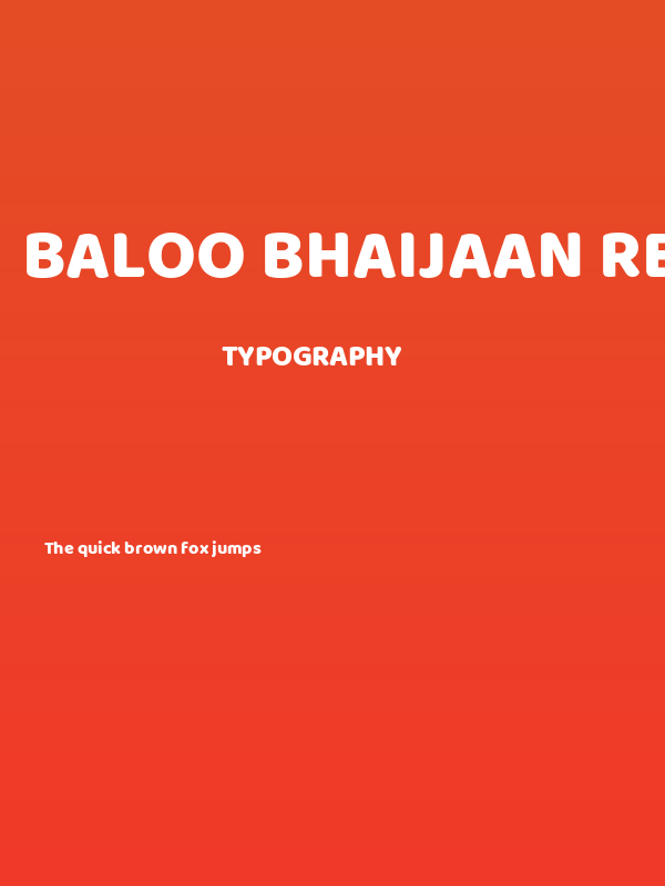Baloo Bhaijaan Regular Poster