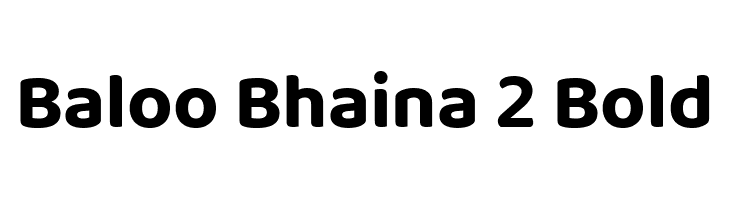 Baloo Bhaina 2 Bold  Descarca Fonturi Gratis