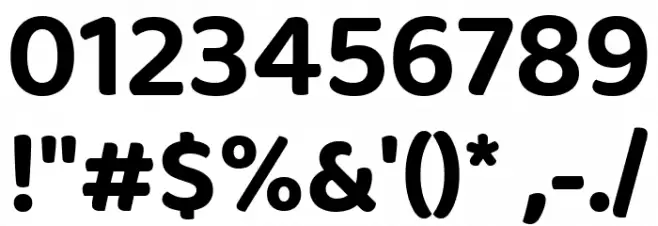 Baloo Bhaina 2 Bold Font OTHER CHARS