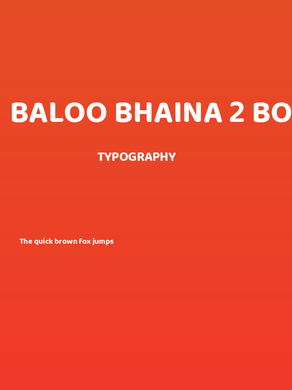Baloo Bhaina 2 Bold Poster