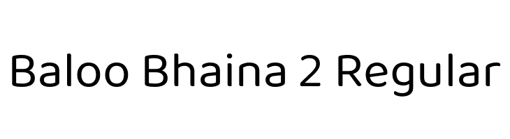 Baloo Bhaina 2 Regular  Скачать бесплатные шрифты