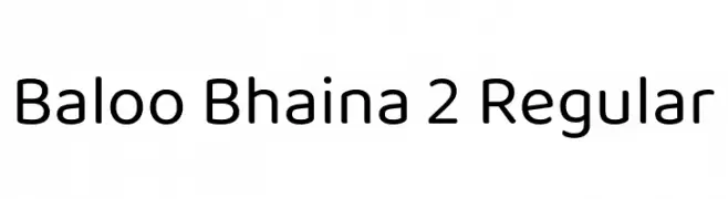 Baloo Bhaina 2 Regular  Frei Schriftart Herunterladen