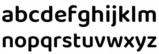 Baloo Bhaina 2 SemiBold Schriftart Kleinbuchstaben