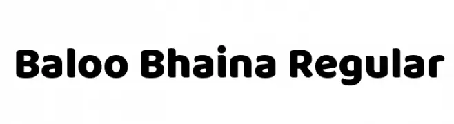 Baloo Bhaina Regular  免费字体下载