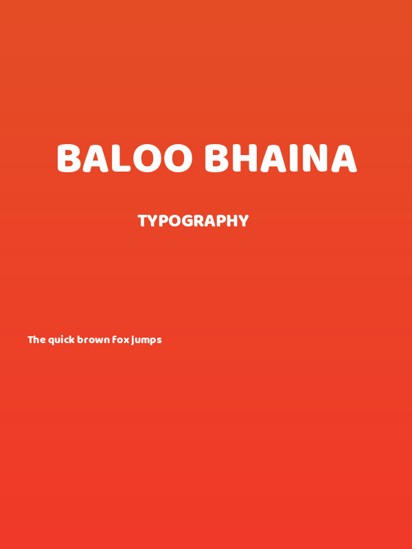 Baloo Bhaina Poster