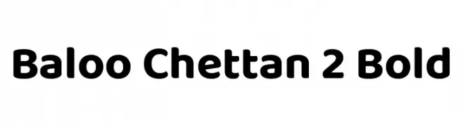 Baloo Chettan 2 Bold  Frei Schriftart Herunterladen