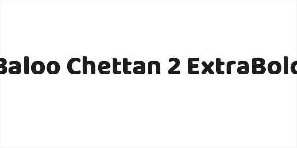 Baloo Chettan 2 ExtraBold Logo