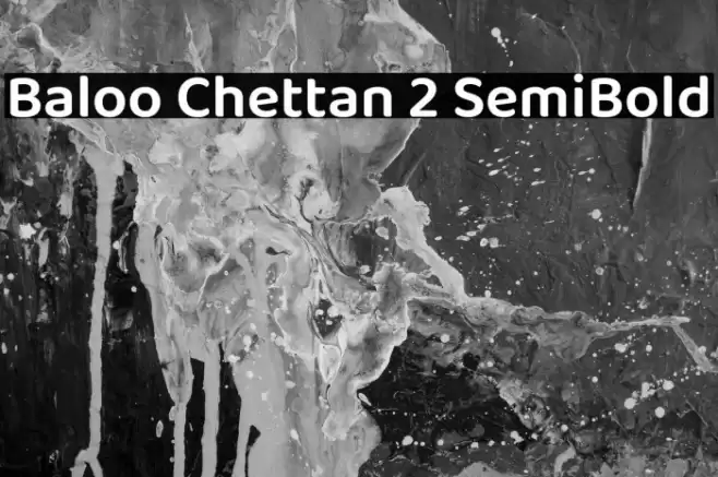 Baloo Chettan 2 SemiBold Font examples
