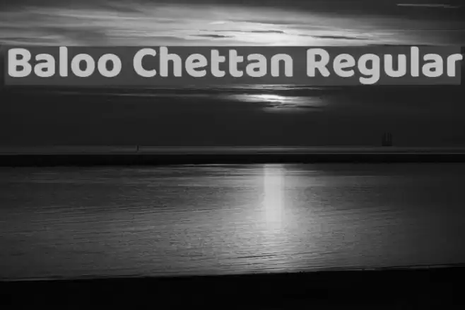 Baloo Chettan Regular Font examples