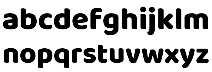 Baloo Da 2 ExtraBold Font LOWERCASE