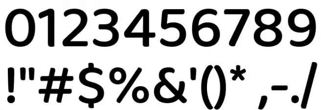 Baloo Da 2 Medium Font OTHER CHARS