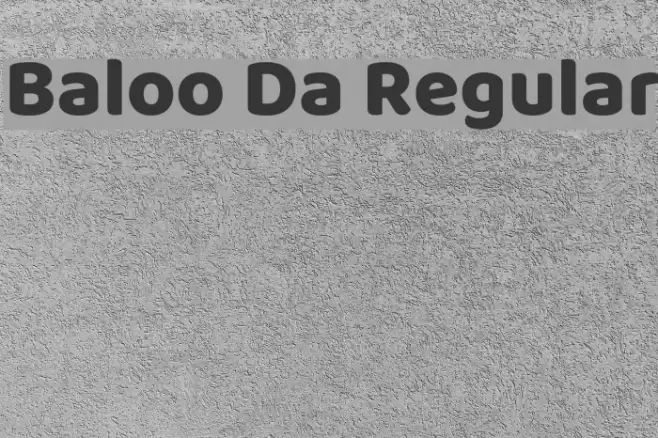 Baloo Da Regular Font examples