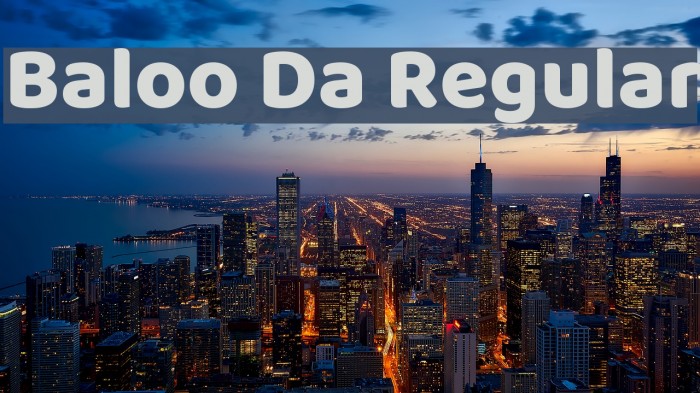 Baloo Da Regular Font examples