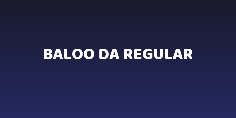 Baloo Da Regular Social Header